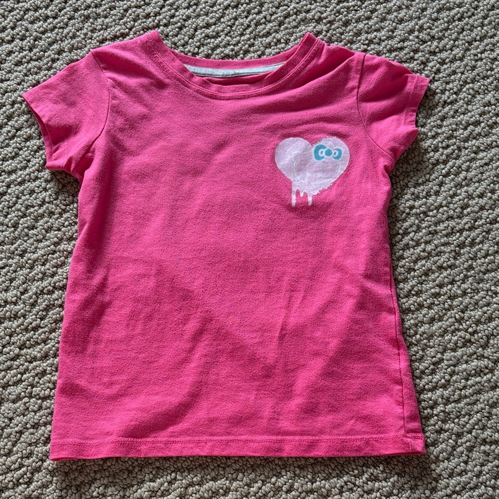 Pink Kids Hello Kitty T shirt